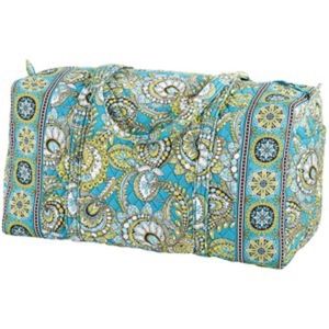 VERA BRADLEY Peacock Duffel Weekend Carry-On